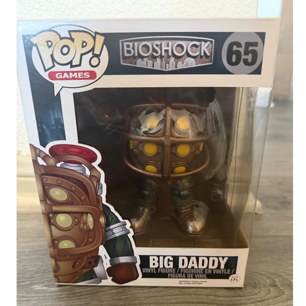 Funko Pop Bioshock Big Daddy 65 Supersized 6" Vinyl Figure‎ Box Minor Damage